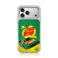 Sun Drop NASCAR stock car speedway iPhone 17 Pro Max Electroplated Silver Case1