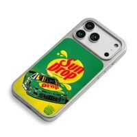 Sun Drop NASCAR stock car speedway iPhone 17 Pro Max Electroplated Silver Case2