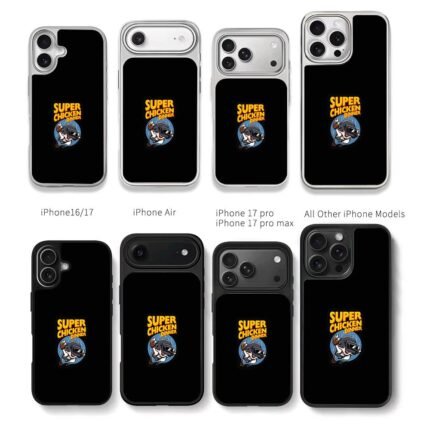 Super Chicken Dinner PUBG art Chris Brown Phone Case Black Electroplated Silver For Iphone 11 To 17