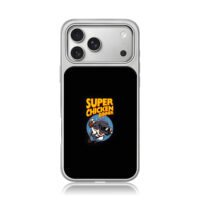 Super Chicken Dinner PUBG art iPhone 17 Pro Max Electroplated Silver Case1