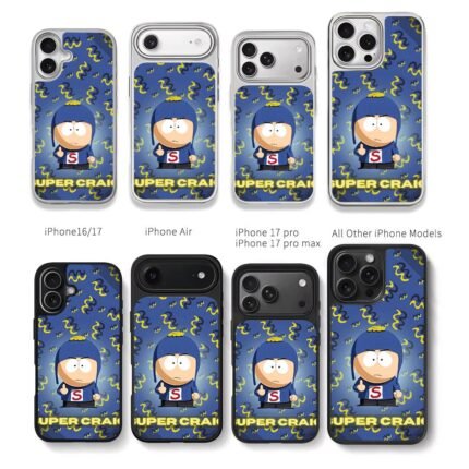 Super Craig South Park wave cartoon Chris Brown Phone Case Black Electroplated Silver For Iphone 11 To 17