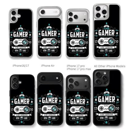 Super gamer retro game controller Chris Brown Phone Case Black Electroplated Silver For Iphone 11 To 17