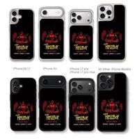 Super Hellboy retro pixel game art Chris Brown Phone Case Black Electroplated Silver For Iphone 11 To 17