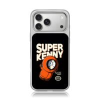 Super Kenny South Park cartoon iPhone 17 Pro Max Electroplated Silver Case1