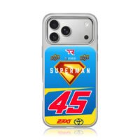 Superman 45 race Toyota DC UD 23XI iPhone 17 Pro Max Electroplated Silver Case1