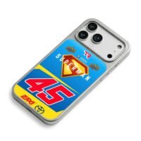 Superman 45 race Toyota DC UD 23XI iPhone 17 Pro Max Electroplated Silver Case2