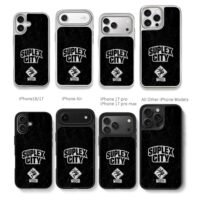 Suplex City wrestling danger sign Chris Brown Phone Case Black Electroplated Silver For Iphone 11 To 17