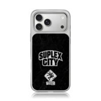 Suplex City wrestling danger sign iPhone 17 Pro Max Electroplated Silver Case1