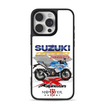 Suzuki Gixxer250 alpinestars Monster iPhone 16 Pro Max Black Case