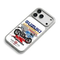Suzuki Gixxer250 alpinestars Monster iPhone 17 Pro Max Electroplated Silver Case2