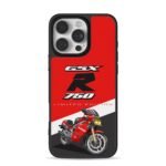 Suzuki GSX R750 limited racing bike iPhone 16 Pro Max Black Case