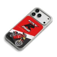 Suzuki GSX R750 limited racing bike iPhone 17 Pro Max Electroplated Silver Case2